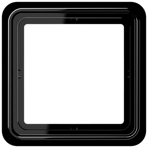JUNG afdekraam 1v zwart CD581SW - 4011377052604 - 3439126
