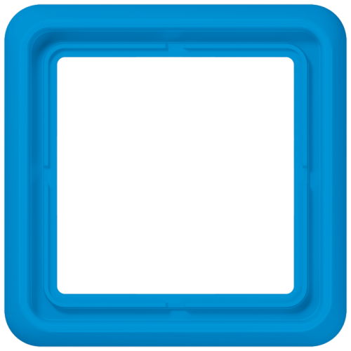 Jung Afdekraam CD500 1-vdg.blauw voor 561GLBL - 4011377054516 - 20017959