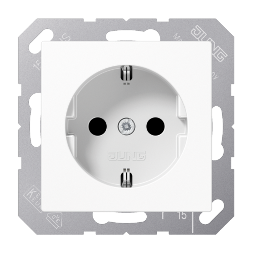 Jung Wcd. A(S)500 alpine wit met R/A - 4011377057487 - 20015489