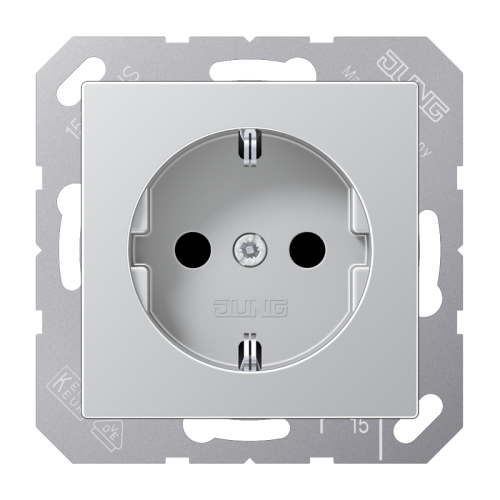 Jung Wcd.A500 aluminium met R/A & ki.beveil. - 4011377057616 - 20015357