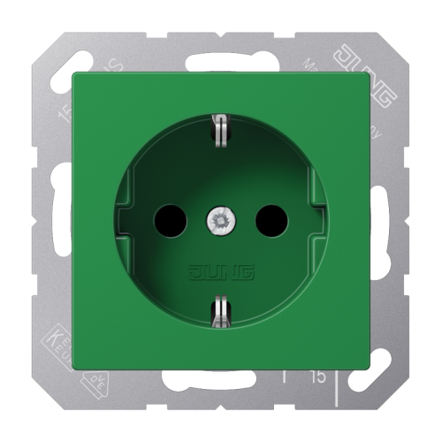 Jung Wcd.A500 groen slagv.v.a.v.& 6 mm.klem - 4011377057999 - 20015392