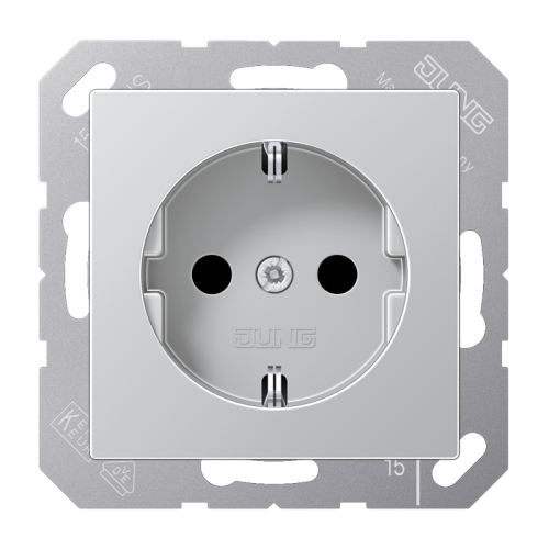 Jung Wcd. A500 aluminium met schroefklemmen - 4011377058347 - 20015495