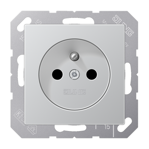 Jung Wcd. A500 aluminium m.penaarde&ki.beveil - 4011377062115 - 20015352