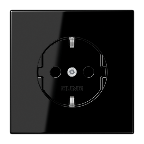 Jung Wcd. LS,R/A ,klapdeksel, zwart - 4011377062962 - 20019203