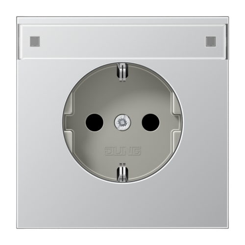 Jung Wcd. LS-aluminium met R/A & tekstvenster - 4011377063419 - 20016548