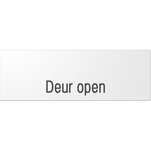 Jung Afdekking alp.wit edelstaal m.tekst hori - 4011377065697 - 20018661
