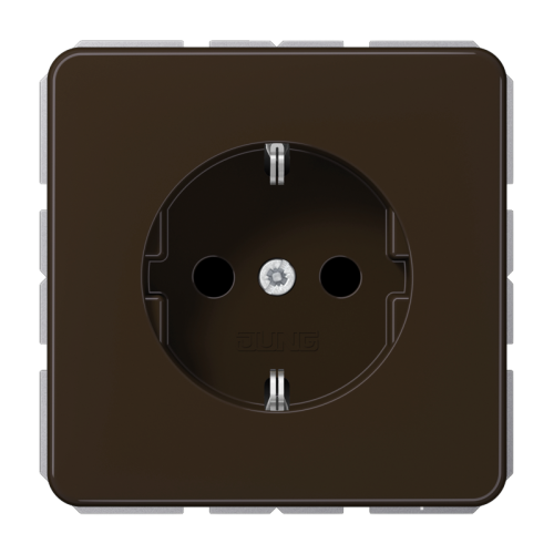 Jung Wcd. CD500 bruin met schroefklemmen - 4011377067523 - 20017691