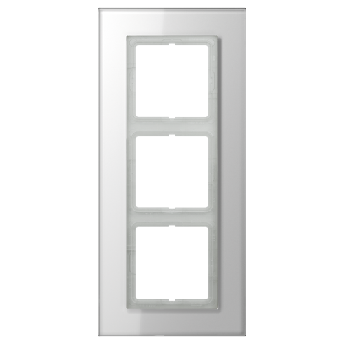 Jung Afdekraam LS-plus alp.wit glas 3-voudig - 4011377069640 - 20019851