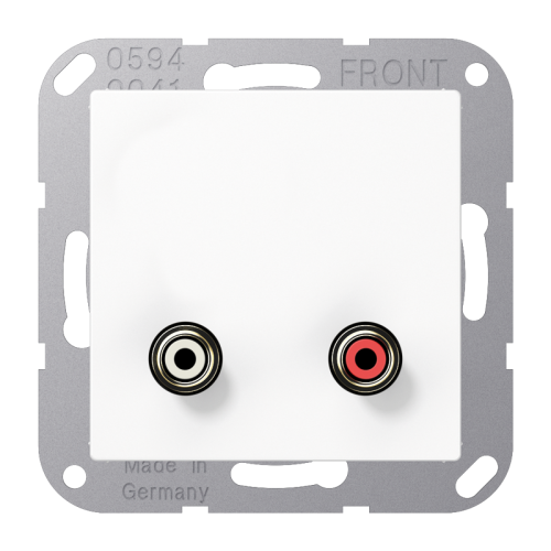 Jung Afdekking A(S)500 alp.wit Cinch Audio - 4011377070295 - 20019901