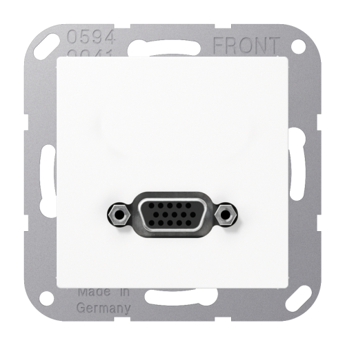 Jung Afdekking A(S)500 alpin wit voor 1xVGA - 4011377070660 - 20019925
