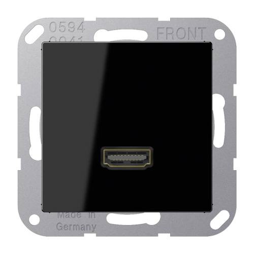 Jung Afdekking A500 zwart voor 1xHDMI - 4011377070721 - 20019930