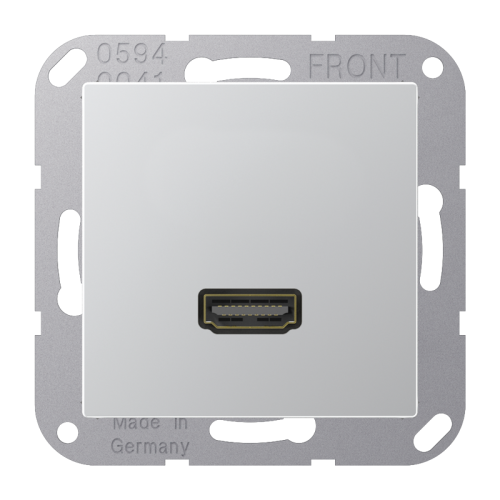 Jung Afdekking A500 aluminium voor 1xHDMI - 4011377070738 - 20019928