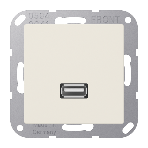 Jung Afdekking A(S)500 wit voor 1xUSB - 4011377070745 - 20019934