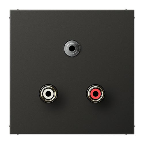 Jung Afdekking LS-antraciet voor Audio/Jack - 4011377071018 - 20019974