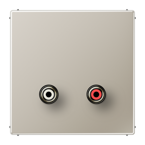Jung Afdekking LS-edelstaal v.Cinch Audio - 4011377071100 - 20020006