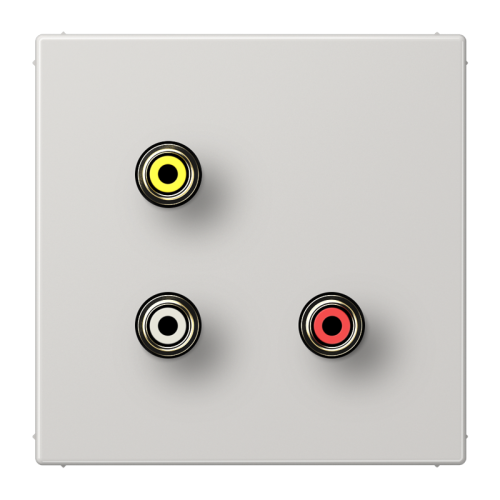 Jung Afdekking LS990 li.gr.v.Cinch Audio/Vid. - 4011377071179 - 20020023