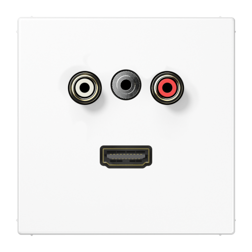 Jung Afdekking LS990 a.wit v.Audio/Jack/HDMI - 4011377071643 - 20020036