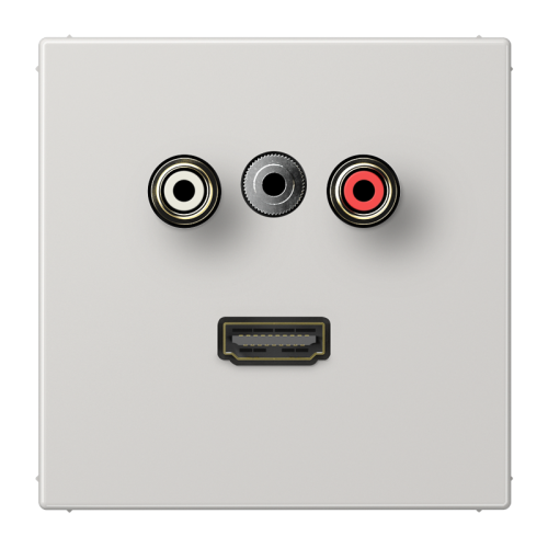 Jung Afdekking A500 li.gr.v.Audio/Jack/HDMI - 4011377071650 - 20020033