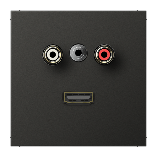 Jung Afdekking LS-antraciet v.Audio/Jack/HDMI - 4011377071698 - 20019979