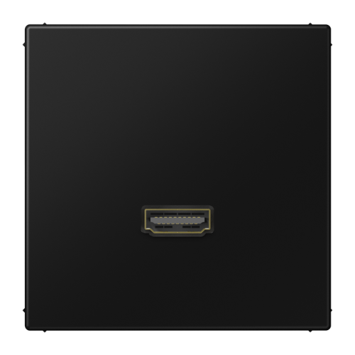 Jung Afdekking LS990 zwart voor 1xHDMI - 4011377071964 - 20020045