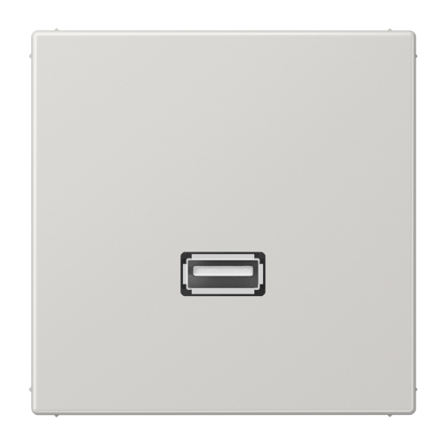 Jung Afdekking LS990 licht grijs voor 1xUSB - 4011377072053 - 20020050