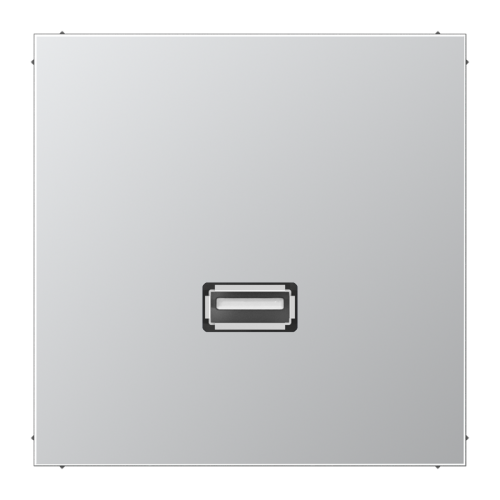 Jung Afdekking LS-aluminium voor 1xUSB - 4011377072077 - 20019983