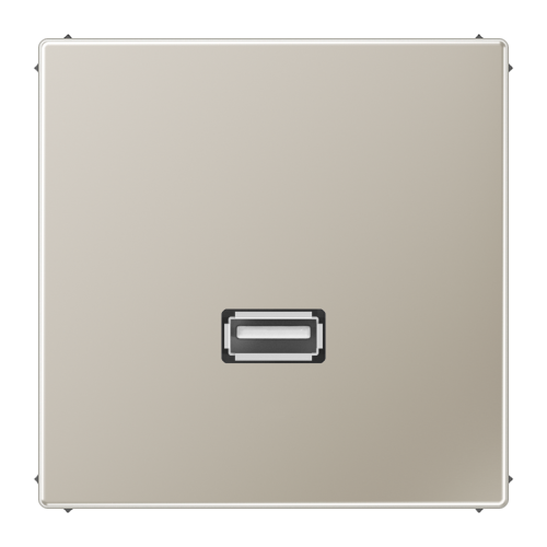 Jung Afdekking LS-edelstaal voor 1xUSB - 4011377072084 - 20020008