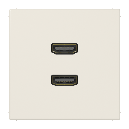 Jung Afdekking LS990 wit voor 2xHDMI - 4011377072121 - 20020055
