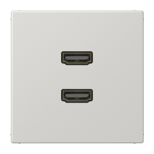 Jung Afdekking LS990 licht grijs voor 2xHDMI - 4011377072145 - 20020056