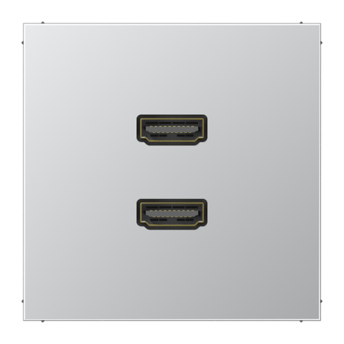 Jung Afdekking LS-aluminium voor 2xHDMI - 4011377072169 - 20019985