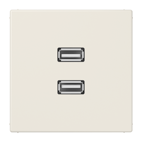 Jung Afdekking LS990 wit voor 2xUSB - 4011377072312 - 20020061