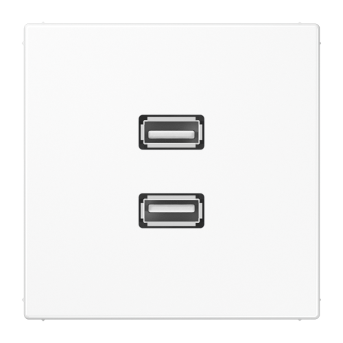 Jung Afdekking LS990 alpin wit voor 2xUSB - 4011377072329 - 20020065