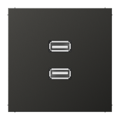 Jung Afdekking LS-antraciet voor 2xUSB - 4011377072374 - 20019988
