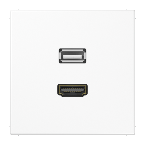 Jung Afdekking LS990 alpin wit voor HDMI/USB - 4011377072428 - 20020071