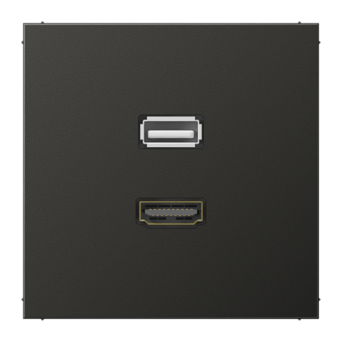 Jung Afdekking LS-antraciet voor HDMI/USB - 4011377072480 - 20019990