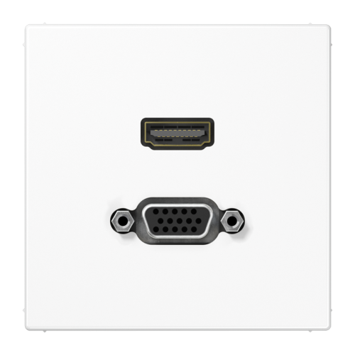 Jung Afdekking LS990 alpin wit voor HDMI/VGA - 4011377072527 - 20020076