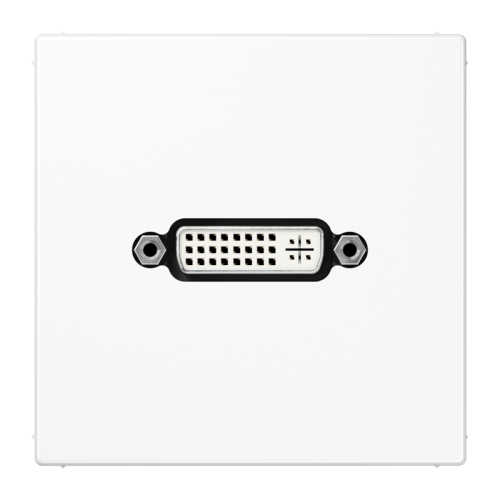 Jung Afdekking LS990 alpin wit voor 1xDVI - 4011377072725 - 20020081