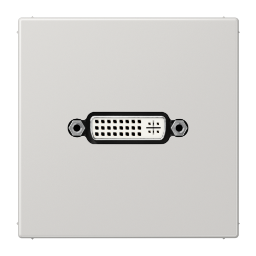 Jung Afdekking LS990 licht grijs voor 1xDVI - 4011377072732 - 20020078