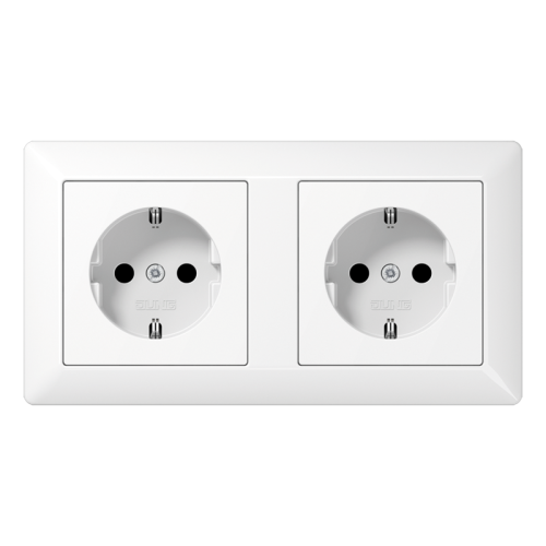 Jung Wcd. AS500 wit 2-vdg.met R/A - 4011377078260 - 20016904