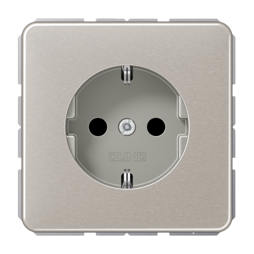 Jung Wcd.CD500 platina v.a.v. met schroefklem - 4011377081147 - 20017699