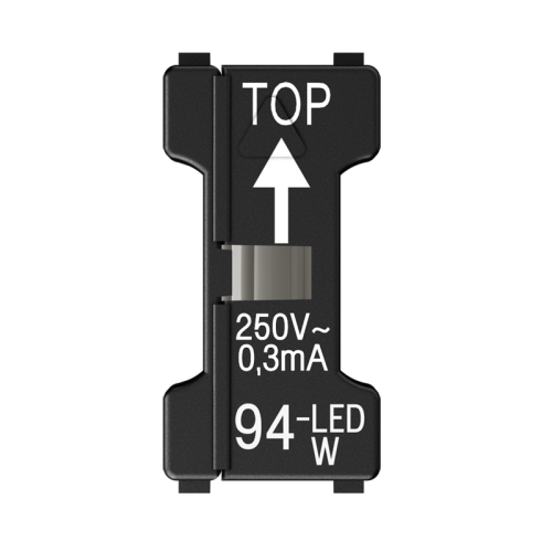 Jung LED-opsteeklampje wit 110-250 V. 1,1mA - 4011377087798 - 20015071