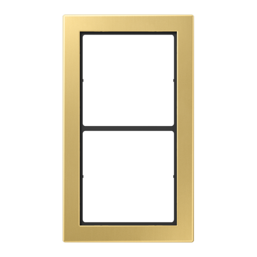 Jung Afdekraam 2-v. Flat Design messing klas. - 4011377093515 - 20018731