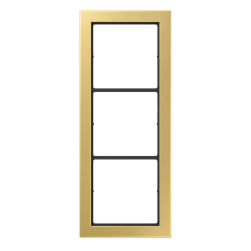 Jung Afdekraam 3-v. Flat Design messing klas. - 4011377093546 - 20018733