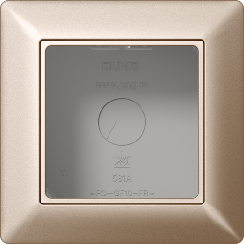 Jung Opbouwkap 1-voudig AS500 champagne - 4011377094673 - 20017048