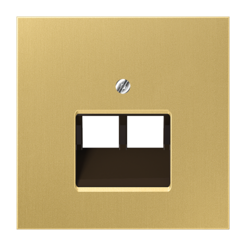 Jung Afdekking UAE 2v. LS messing klassiek - 4011377099210 - 20020217