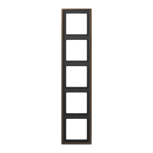 Jung Afdekraam 5-voudig LS messing antiek - 4011377099616 - 20020228
