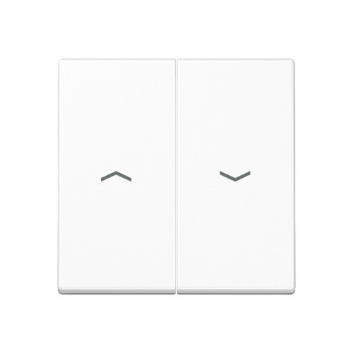 Jung Schakelwip A500 a.wit slagv.m.pijlsymb. - 4011377103474 - 20016198