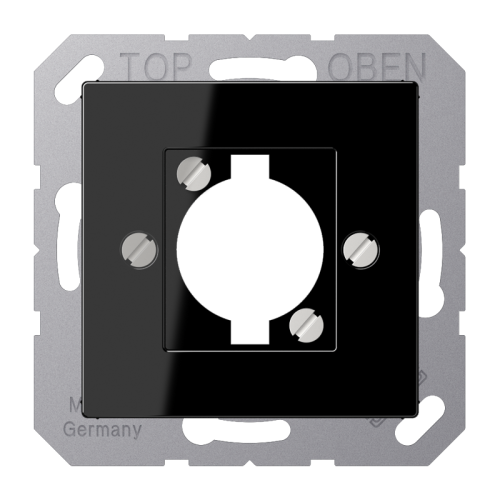 Jung Afdek.A(S)500 zwart slv.v.CXLR-aansl.ds. - 4011377105041 - 20015959