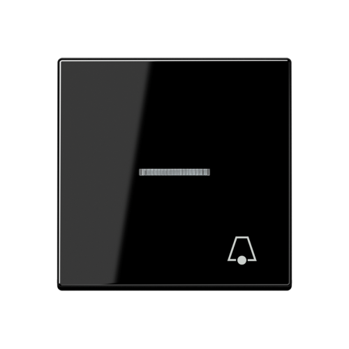 Jung Schakelwip A500 zwart slagv. cont,  bel - 4011377106666 - 20016040