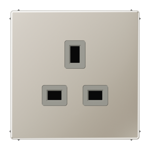Jung WCD British Standard  13A LS-edelstaal - 4011377117785 - 20018681